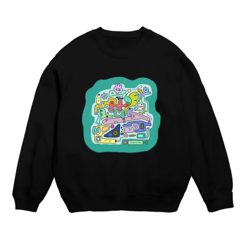 朝ごはん Crew Neck Sweatshirt