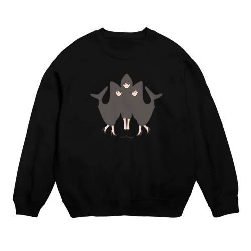 わたしたち！アイドルサメさん/背景なし Crew Neck Sweatshirt