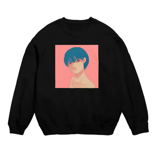 ひんむくさん Crew Neck Sweatshirt