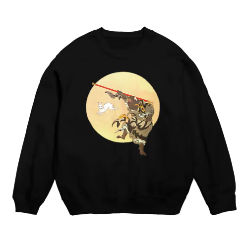 月岡芳年/孫悟空 Crew Neck Sweatshirt