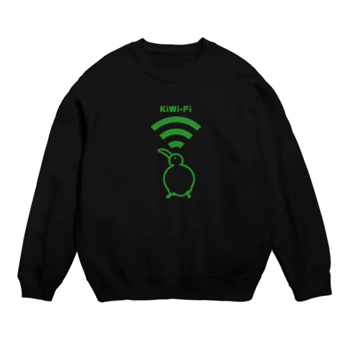 KiWi-Fi(緑) Crew Neck Sweatshirt