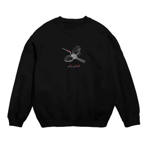 水引の鶴 Crew Neck Sweatshirt