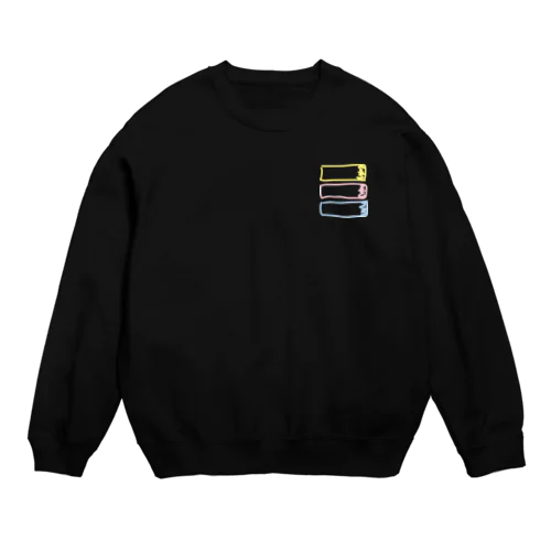 付箋 Crew Neck Sweatshirt