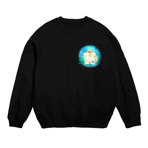 《９》＊ふわあま*どるちぇりす＊inどるちぇ森 Crew Neck Sweatshirt