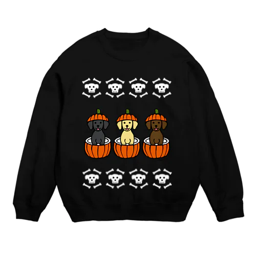 ハロウィンかぼちゃのラブラドール スウェット