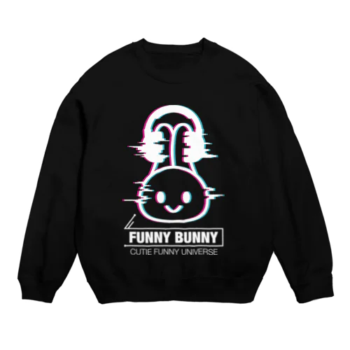 FUNNY☆BUNNY【フェイスロゴ】 Crew Neck Sweatshirt