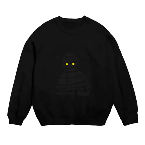 くしゃくしゃのオバケ Crew Neck Sweatshirt