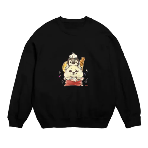 アイスクリームダブル Crew Neck Sweatshirt