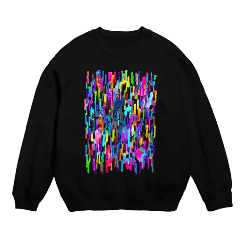 colorful rain -vivid- Crew Neck Sweatshirt