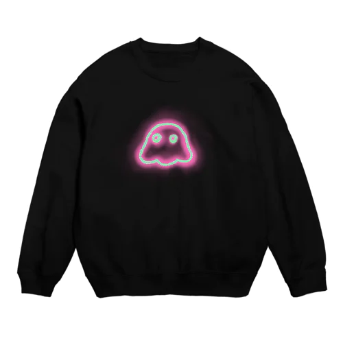 ネオンおばけ　ぴんく Crew Neck Sweatshirt