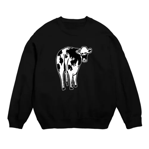 牛デザイン「ウシのお尻」（Tシャツ・パーカー・グッズ・ETC） Crew Neck Sweatshirt