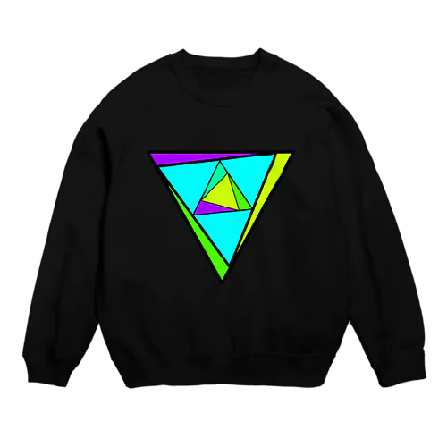 カラフルデルタ Crew Neck Sweatshirt