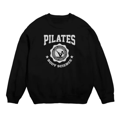 ピラティス PILATES A dark Crew Neck Sweatshirt