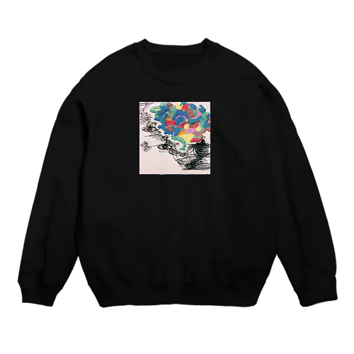 脳みそ Crew Neck Sweatshirt