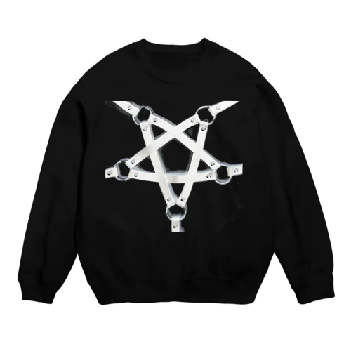 五芒星ハーネス Crew Neck Sweatshirt