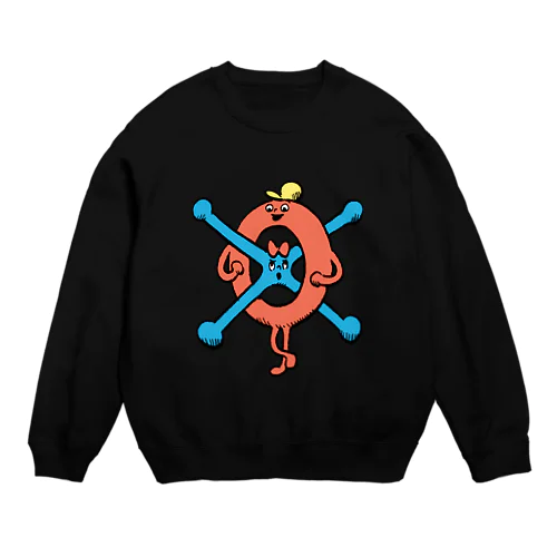 マル夫とバツ子 Crew Neck Sweatshirt