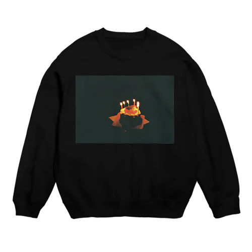 誕生日おめでとう Crew Neck Sweatshirt