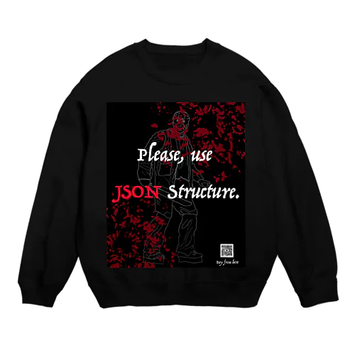 Please use JSON structure Crew Neck Sweatshirt