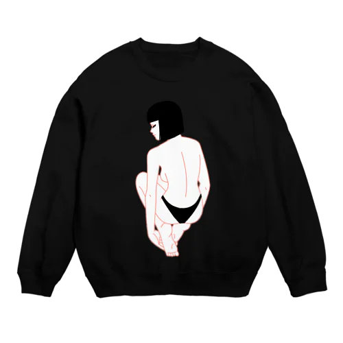 見返り美人 Crew Neck Sweatshirt