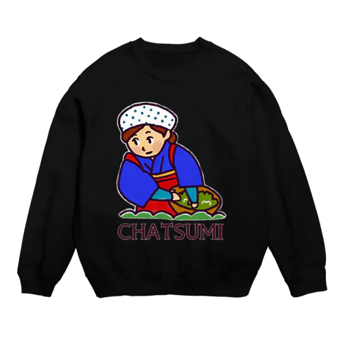 LET'S　茶摘み Crew Neck Sweatshirt