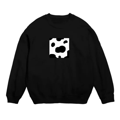 牛柄 Crew Neck Sweatshirt