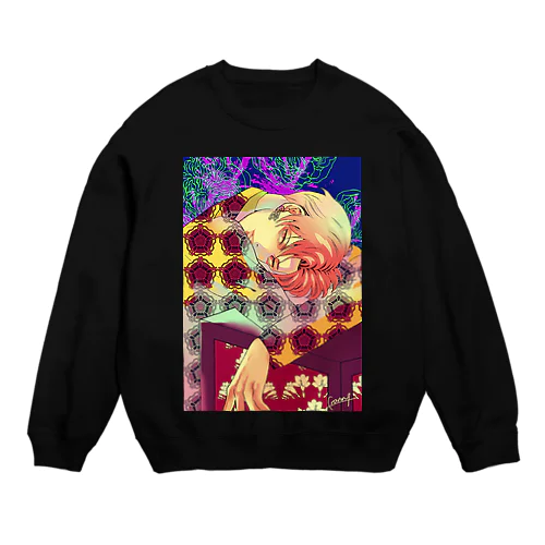 ビビットカラー美青年グッズ Crew Neck Sweatshirt