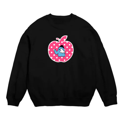 リンゴ型　とむふぁ現る Crew Neck Sweatshirt