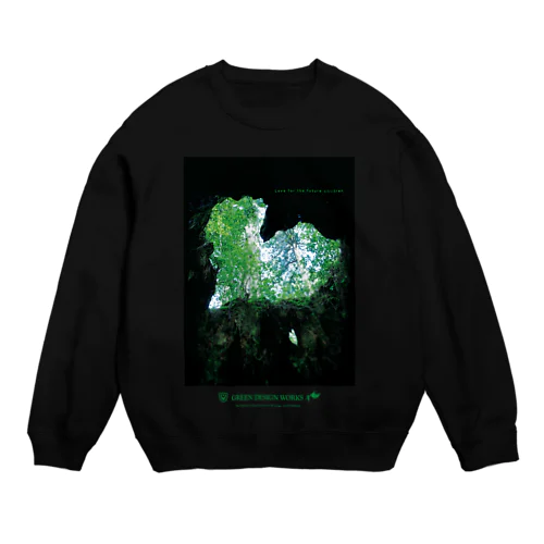 GDW屋久島ウィルソン株ハート　スウェット Crew Neck Sweatshirt