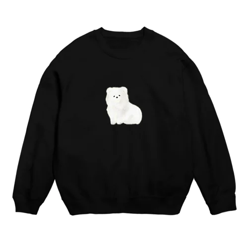 【小林愛香さん 着用】ふわふわ　ポメラニアン Crew Neck Sweatshirt