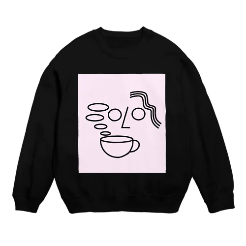 コーヒーで休憩 Crew Neck Sweatshirt