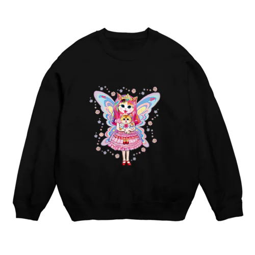 猫かぶりお姫様 Crew Neck Sweatshirt