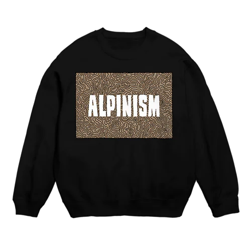 alpinism contour Crew Neck Sweatshirt