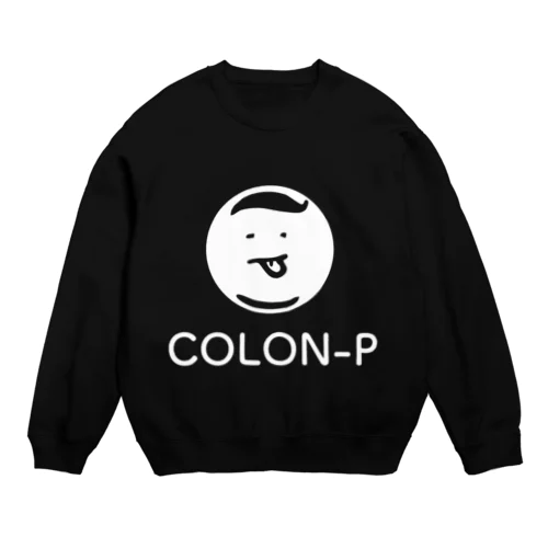 コロンピさんのスウェット ホワイトロゴ Crew Neck Sweatshirt