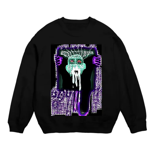 毒よだれ Crew Neck Sweatshirt