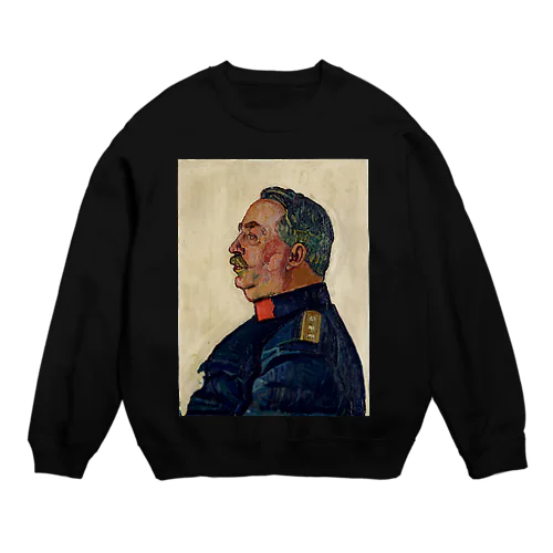 Portrait of General Ulrich Wille Crew Neck Sweatshirt