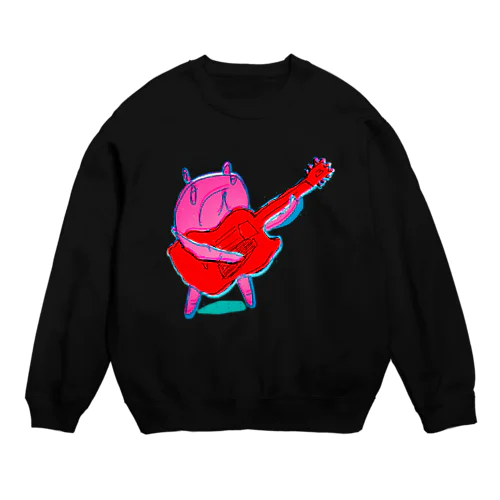 ぎたーくまく Crew Neck Sweatshirt