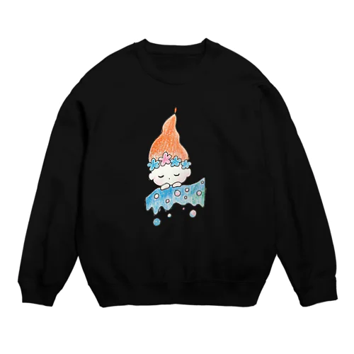 おやすみ、夢みるマーメイド Crew Neck Sweatshirt