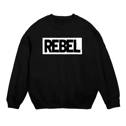 REBEL WHITE Crew Neck Sweatshirt