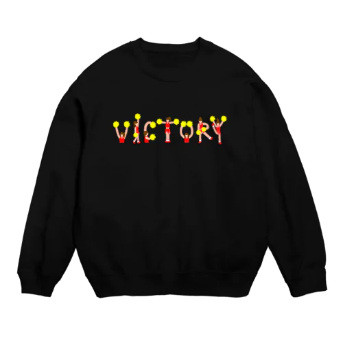 VICTORY（赤) Crew Neck Sweatshirt