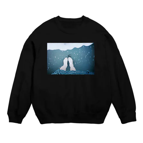 夏の海辺 Crew Neck Sweatshirt