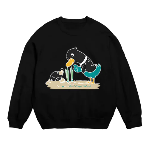 ネギを値切っている鴨カモかもCL Crew Neck Sweatshirt