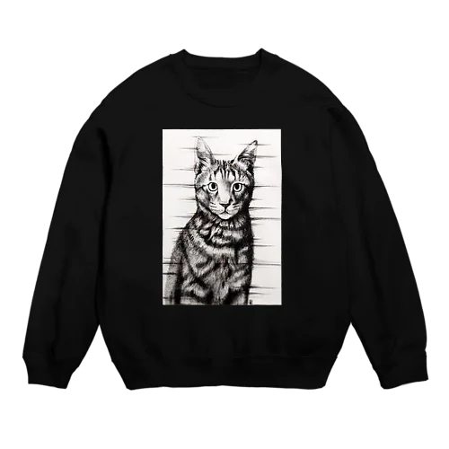 里親募集 Crew Neck Sweatshirt