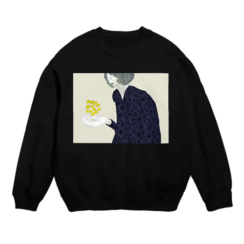 見つめる Crew Neck Sweatshirt