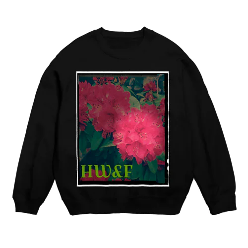 赤い花とHW&F Crew Neck Sweatshirt