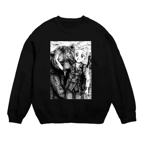 WorkingゆりちゃんT（マタギver.） Crew Neck Sweatshirt