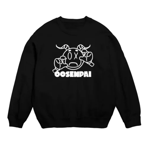 各色 白ロゴ スウェット Crew Neck Sweatshirt