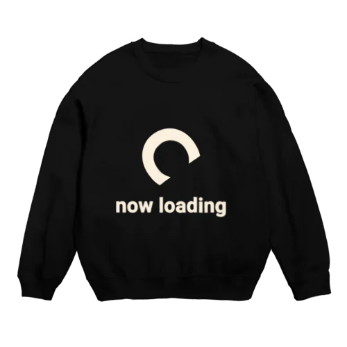 ナウローディング now loading しばらくお待ち下さい Crew Neck Sweatshirt