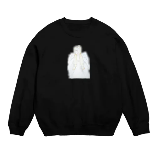 両性具有天使 Crew Neck Sweatshirt