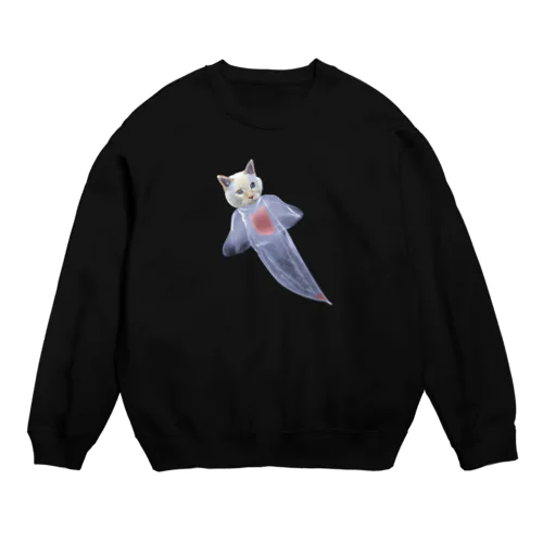 泳ぐ！ハダカカメガイなまりおちゃん Crew Neck Sweatshirt