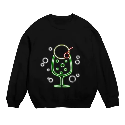 ネオンクリームソーダ Crew Neck Sweatshirt